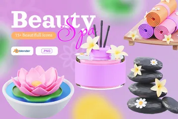 Beauty Spa 3D Icon Pack
