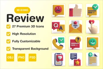 Rezension 3D Icon Pack