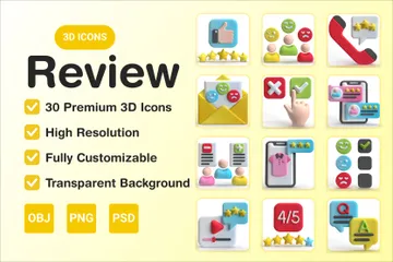 Rezension 3D Icon Pack