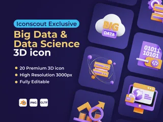 Big Data & Data Science 3D  Pack