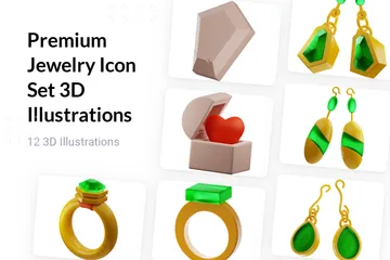 Bijoux Pack 3D Illustration