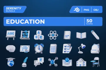 Ausbildung 3D Icon Pack