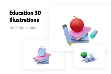 Ausbildung 3D Illustration Pack