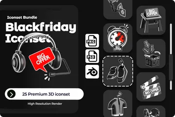 Blackfriday 3D Icon Pack