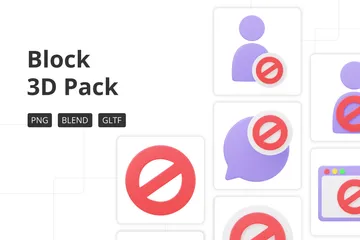 Block 3D Icon Pack