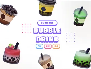 Boisson à bulles Pack 3D Icon