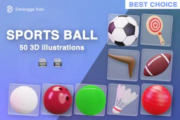 Bola esportiva Pacote de Icon 3D