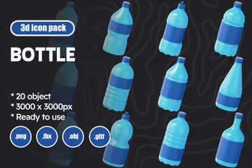 Bottle 3D Icon Pack