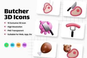 Boucher Pack 3D Icon