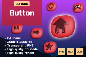 Bouton Pack 3D Icon