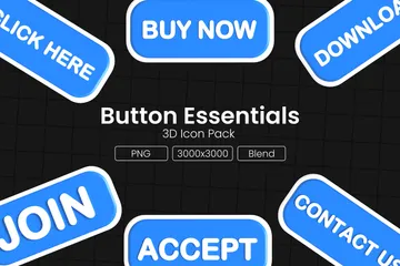 L'essentiel des boutons Pack 3D Icon