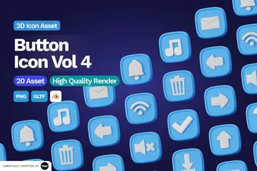 Bouton Vol.4 Pack 3D Icon