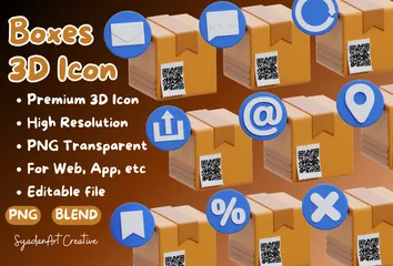 Boxen 3D Icon Pack