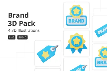 Brand 3D Icon Pack