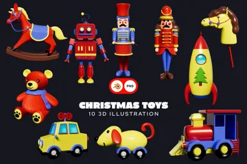 Brinquedos de Natal Pacote de Icon 3D