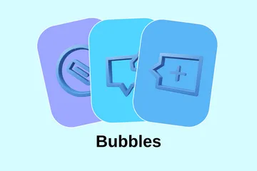 Bubbles 3D Icon Pack