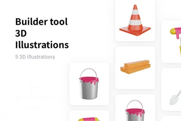 Builder Tool 3D Illustration Pack