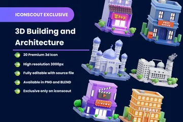 Building & Architecture 3D Illustration Pack