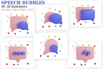 Bulles Pack 3D Icon