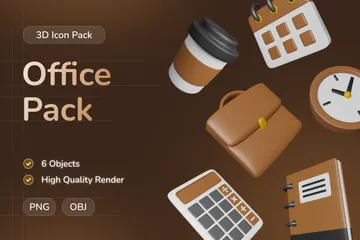 Bureau Pack 3D Icon