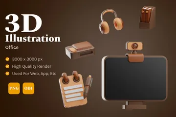 Bureau Pack 3D Icon