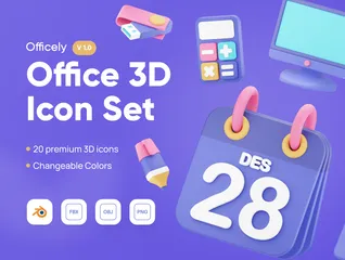 Bureau Pack 3D Icon