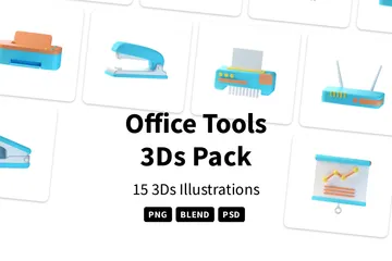 Office-Tools 3D Icon Pack