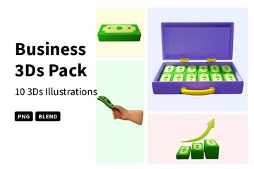 Business 3D Icon Pack