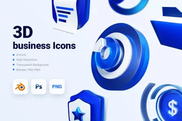 Business 3D Icon Pack