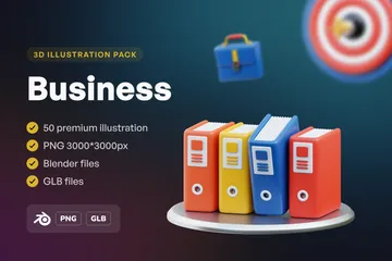 Business 3D Icon Pack