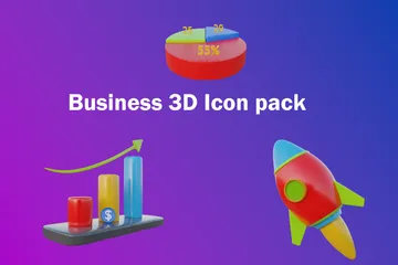 Business 3D Icon Pack