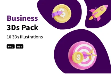 Business 3D Icon Pack