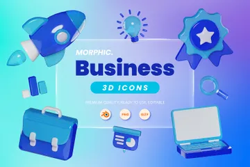 Business 3D Icon Pack