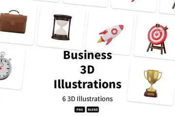 Business 3D Icon Pack