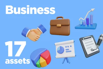 Business 3D Icon Pack