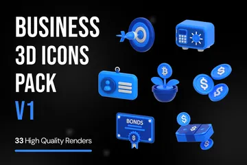 Business 3D Icon Pack