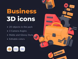 Business 3D Illustration Pack