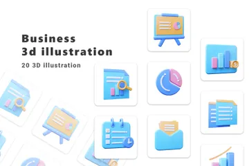 Business 3D Illustration Pack