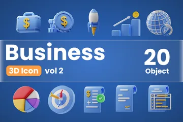 Business 3D Illustration Pack