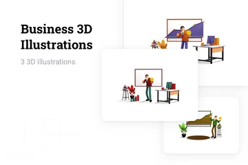 Business 3D Illustration Pack