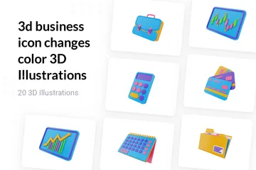 Business 3D Illustration Pack