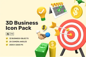 Business 3D Illustration Pack