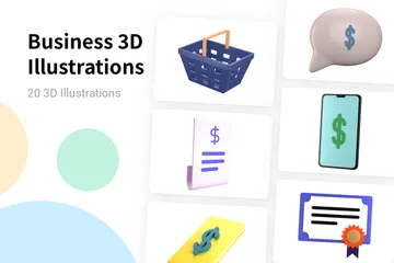 Business 3D Illustration Pack