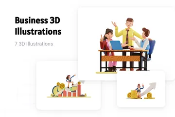 Business 3D Illustration Pack