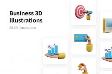 Business 3D Illustration Pack