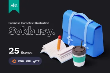 Business 3D Illustration Pack