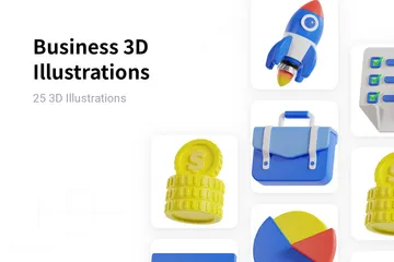 Business 3D Illustration Pack