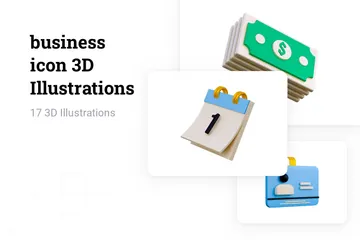 Business 3D Illustration Pack