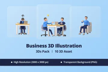 Business 3D Illustration Pack