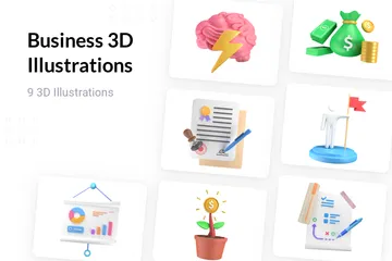 Business 3D Illustration Pack